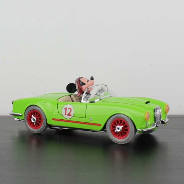 Mickey Mouse Lancia Aurelia B24 Spider - Bburago _right front - Mickey Mouse Lancia Aurelia B24 Spider - Bburago _right front