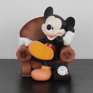 Mickey Mouse on the phone figurine