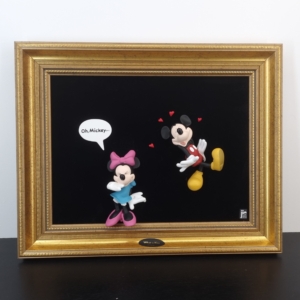 Mickey and Minnie Mouse What A Kiss Jie Art