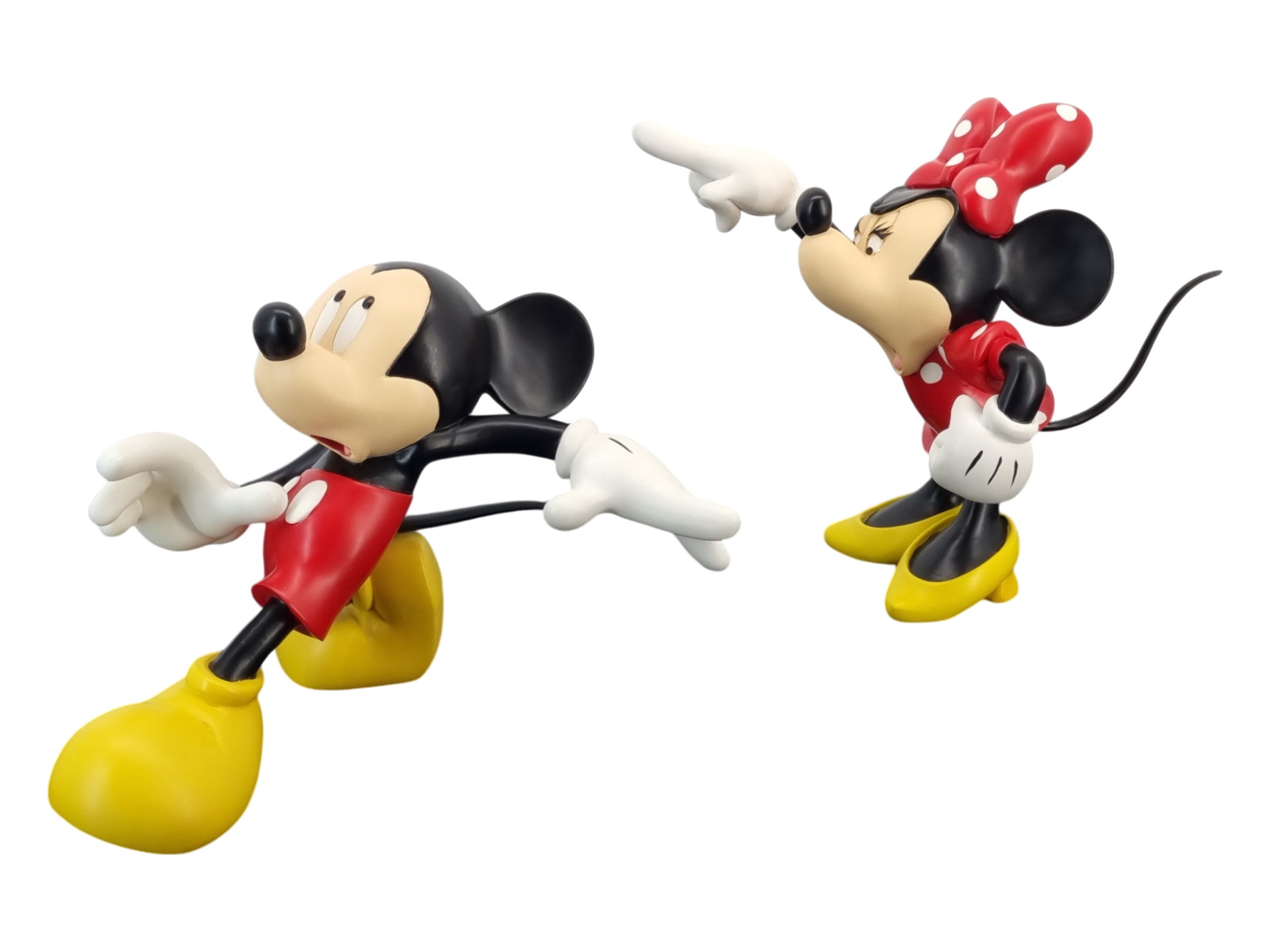 Mickey and Minnie Mouse quarrelling statue set - Peter Mook - Rutten