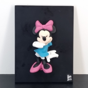 3D artwork of Minnie Mouse