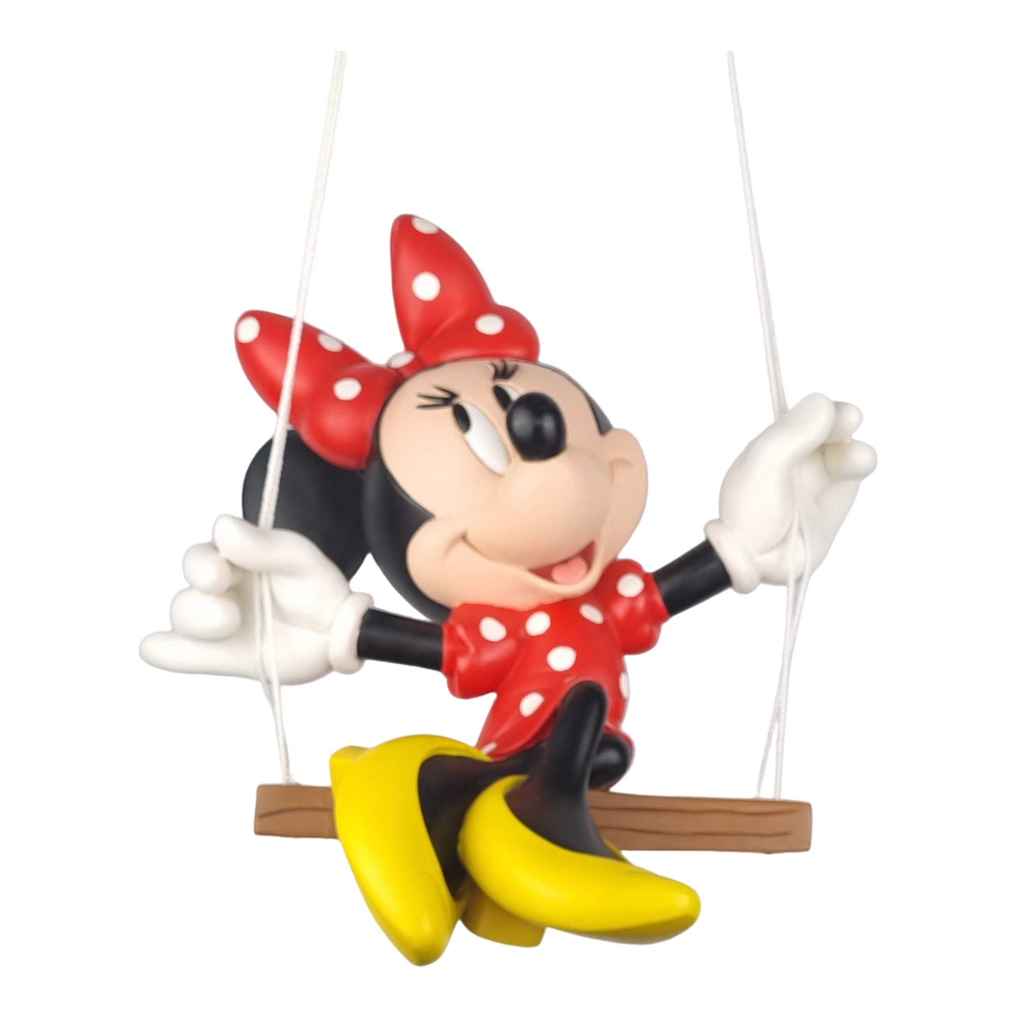 Minnie Mouse on a swing - Garden statue