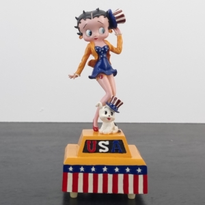 Patriotic Betty Boop and Pudgy Music Box