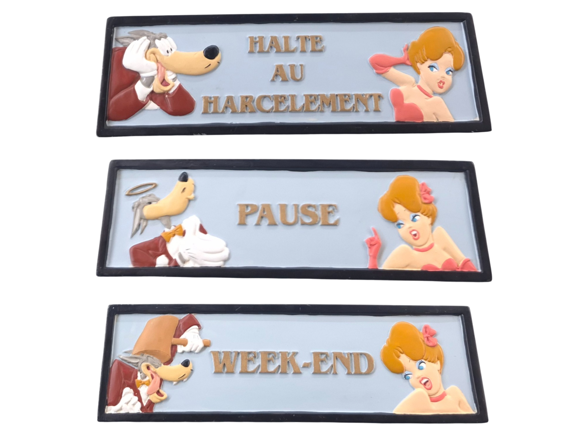 Reversible Tex Avery Desk Sign - Avenue of the Stars Reversible Tex Avery Desk Sign - Avenue of the Stars