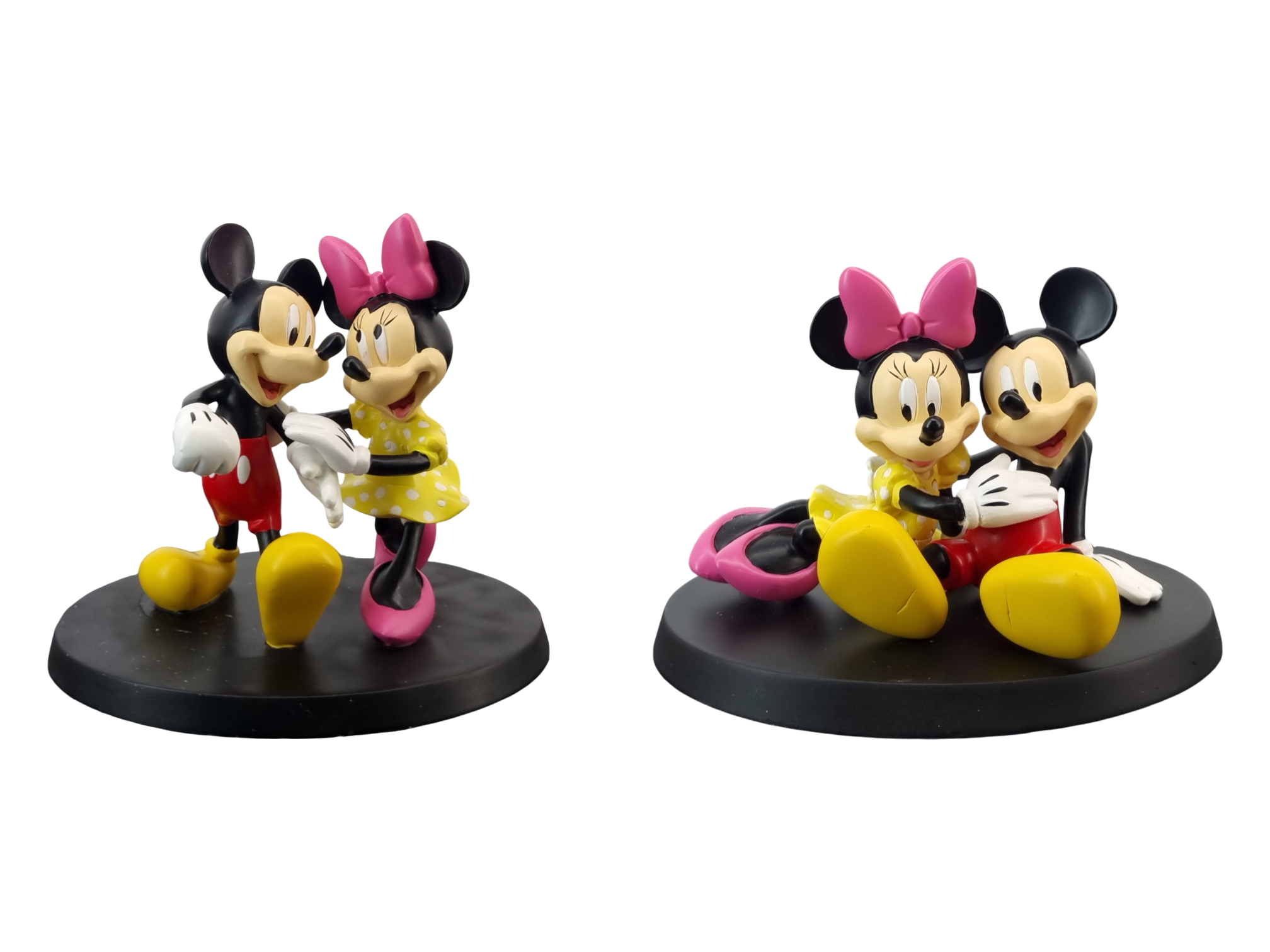Mickey and Minnie Mouse relaxing Statue with Mickey and Minnie Mouse walking statue Romantic Mickie with Minnie Mouse statue set - Peter Mook - Rutten