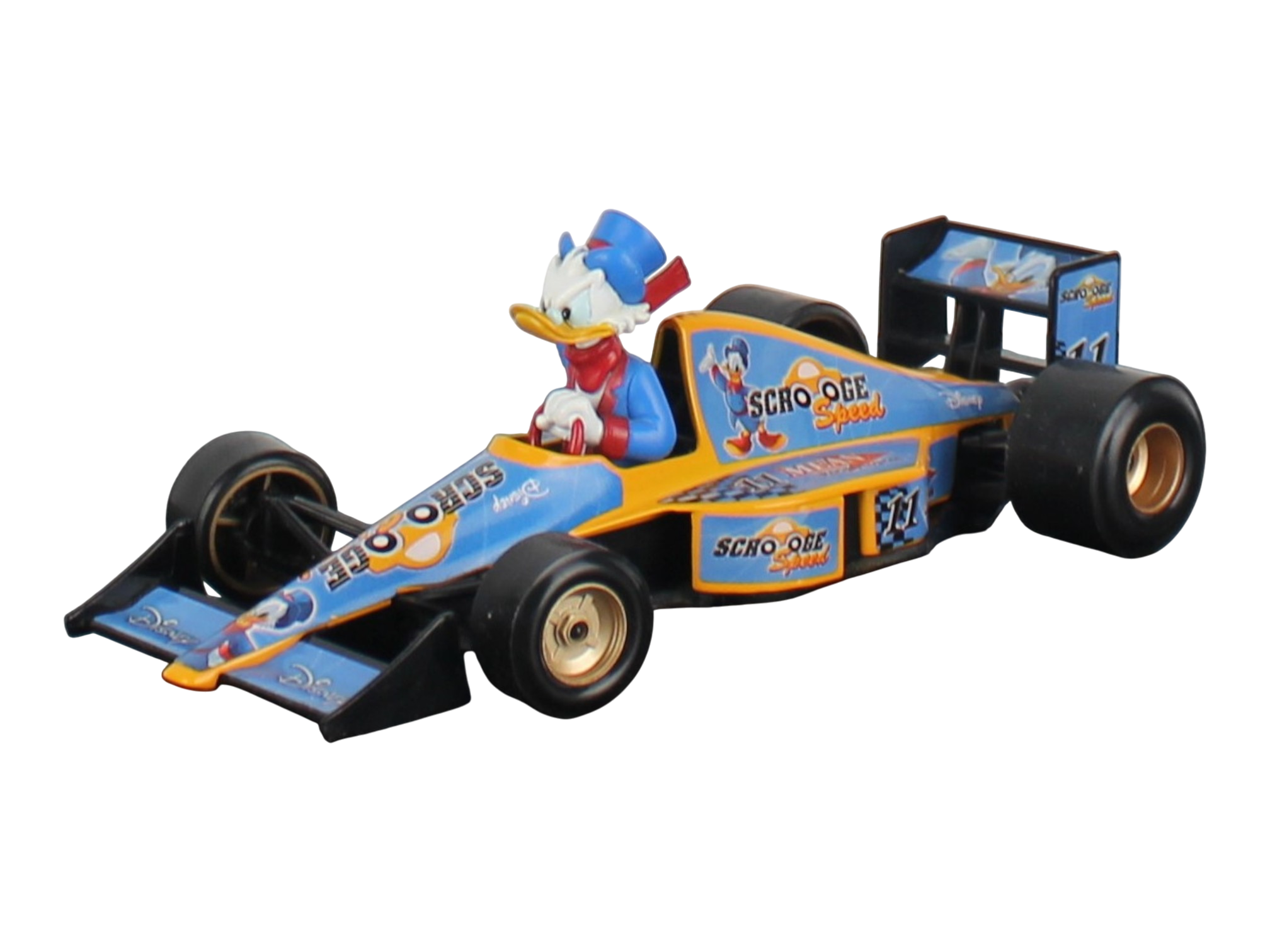 Scrooge McDuck Formula Car from Bburago's Disney Formula Collection