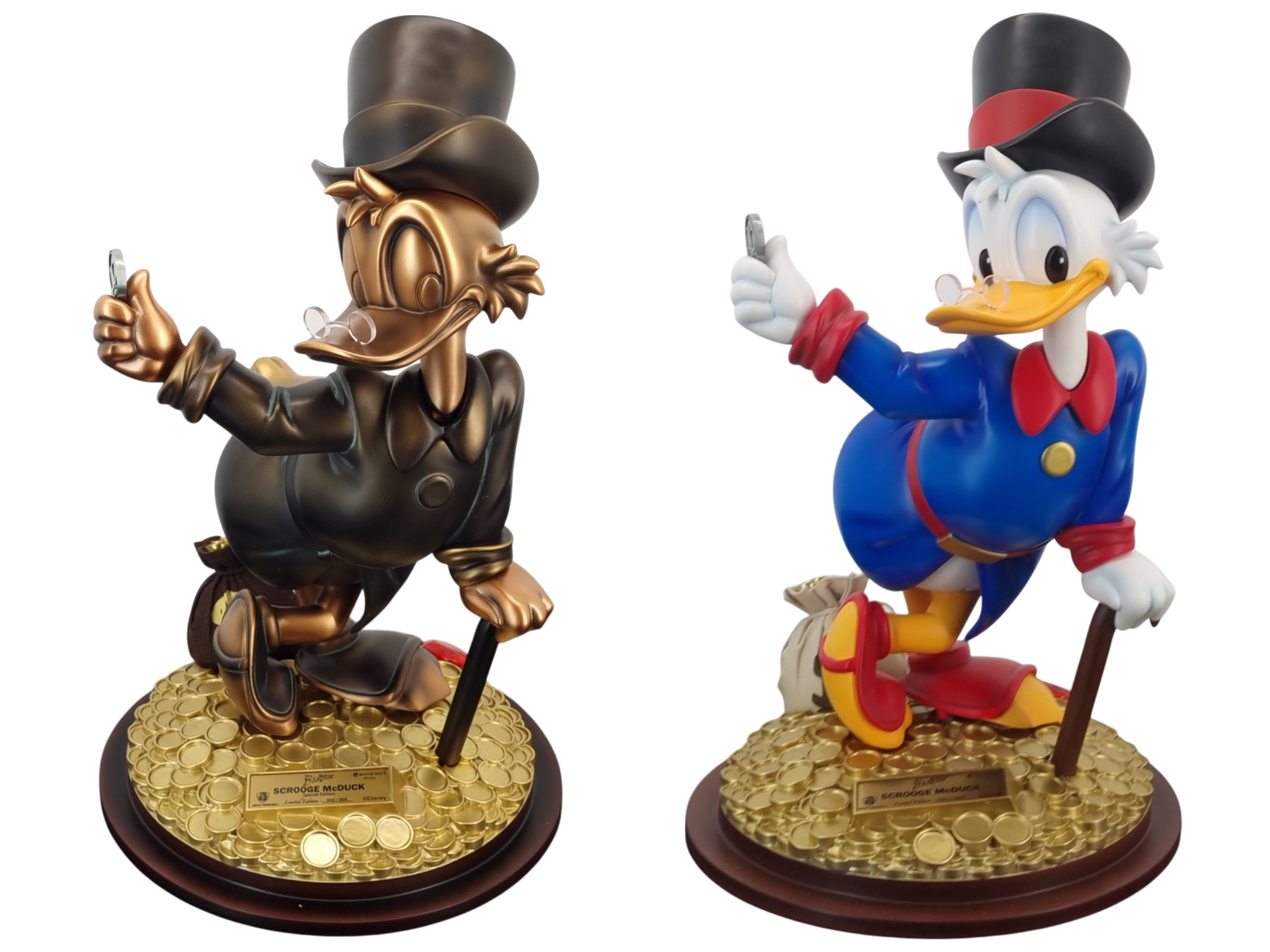 Scrooge McDuck Master Craft Special Edition Statue with Scrooge McDuck Master Craft Statue Scrooge McDuck Master Craft Special Edition Statue with Scrooge McDuck Master Craft Statue
