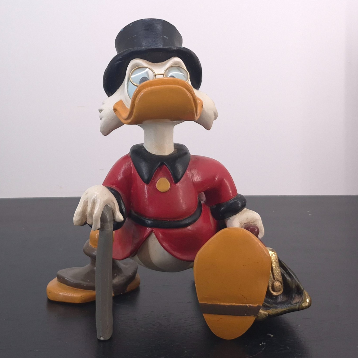 Scrooge McDuck With a Suitcase Full of Money - Small Version _front - Scrooge McDuck With a Suitcase Full of Money - Small Version _front