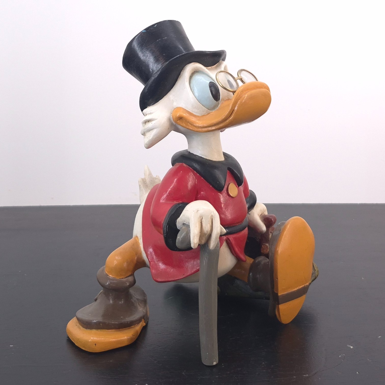 Scrooge McDuck With a Suitcase Full of Money - Small Version _right front - Scrooge McDuck With a Suitcase Full of Money - Small Version _right front