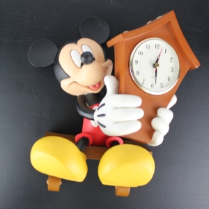 Sculptured Mickey Mouse wall clock - Peter Mook - Rutten