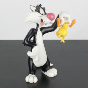 Sylvester caught Tweety statue - Peter Mook - Rutten