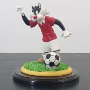 Sylvester the Cat Playing Football Statue