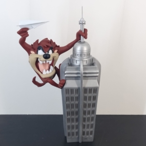 Tasmanian Devil as King Kong statue