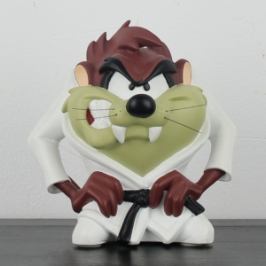 Tasmanian Devil in his karate uniform figurine