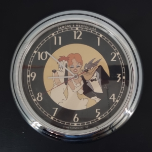 Droopy, Red and Wolf clock.