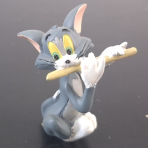 Tom Cat on the Flute Figurine - Paben
