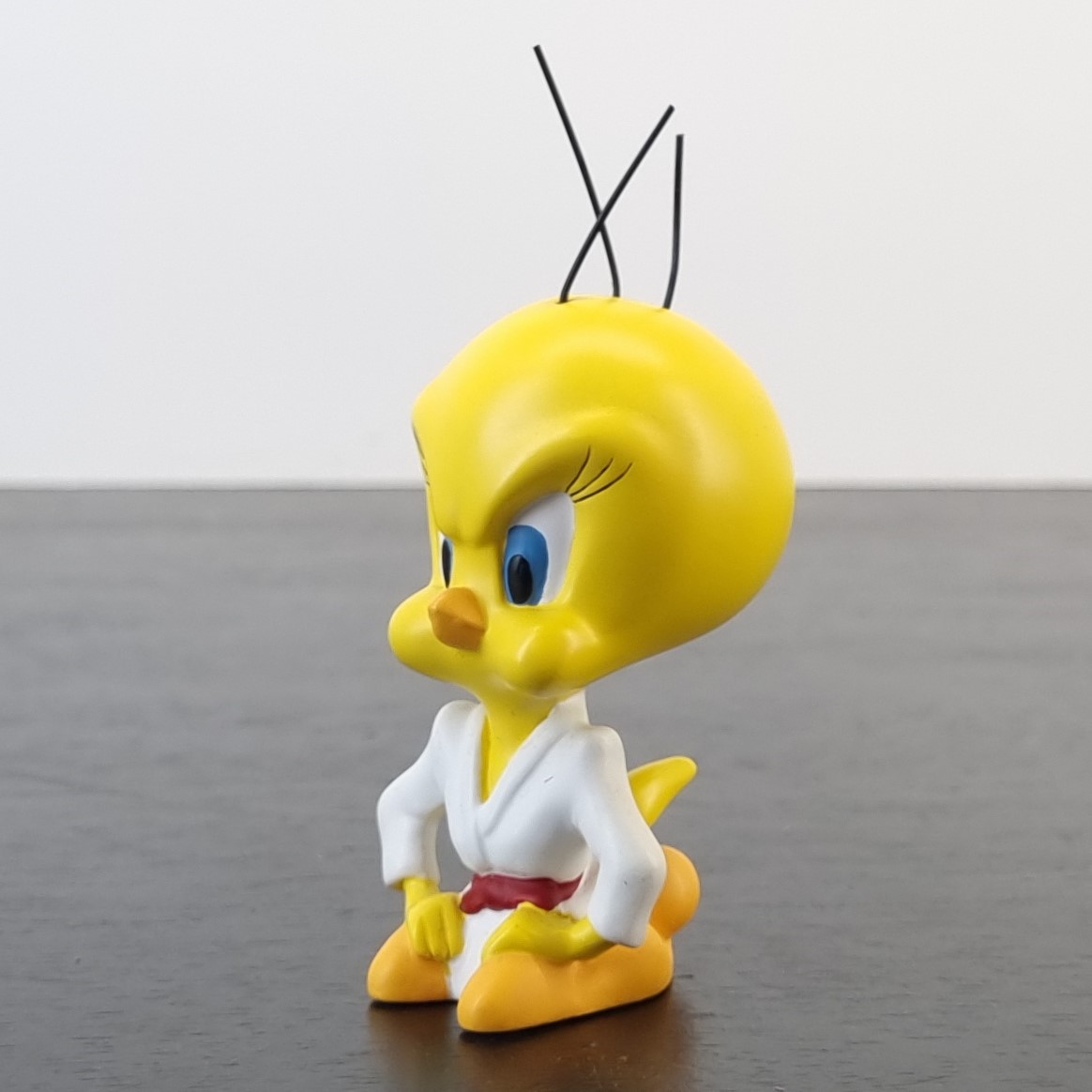 Tweety Bird karate figurine _left front - Tweety Bird figurine