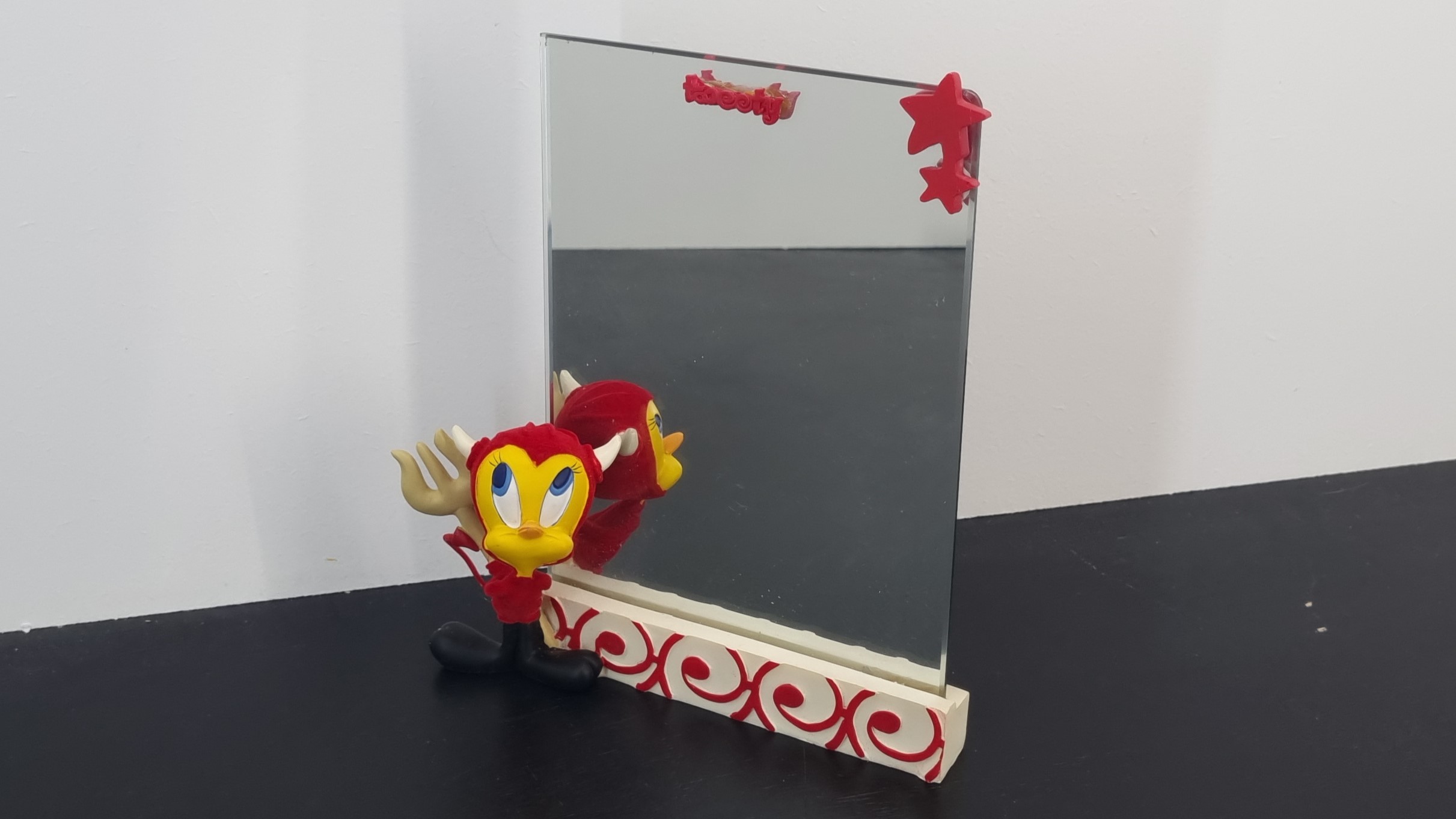Vintage Tweety Bird mirror - Looney Tunes