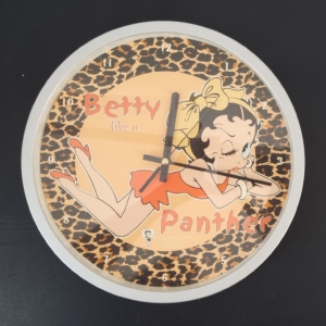 Vintage Betty Boop Wall Clock - Like a Panther