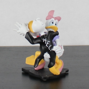 Donald and Daisy Duck dancing figurine