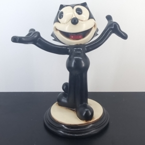 Vintage Felix the Cat statue