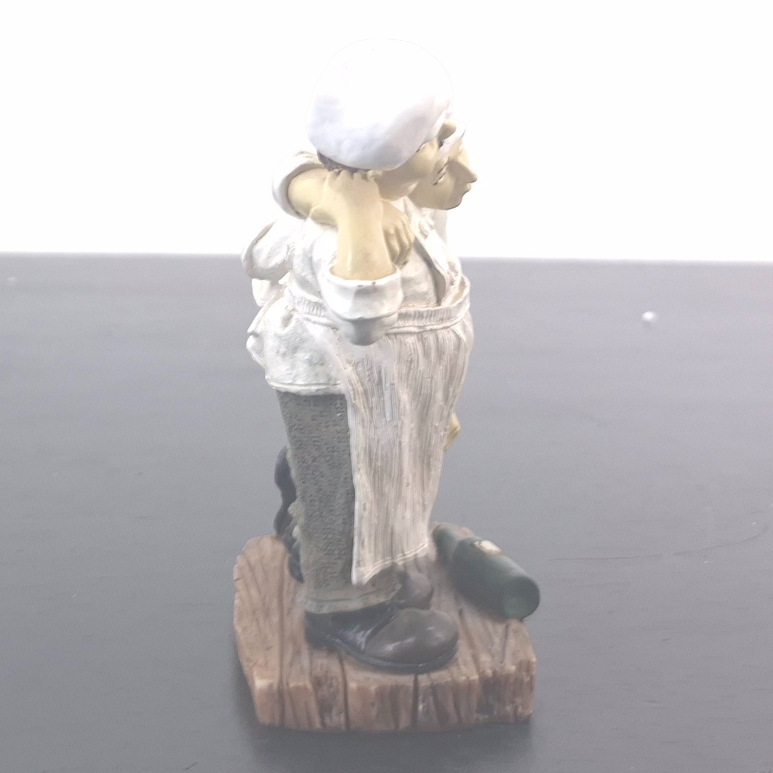 Vintage Laurel and Hardy Figurine After Closing Time _right front - Vintage Laurel and Hardy Figurine After Closing Time _right front