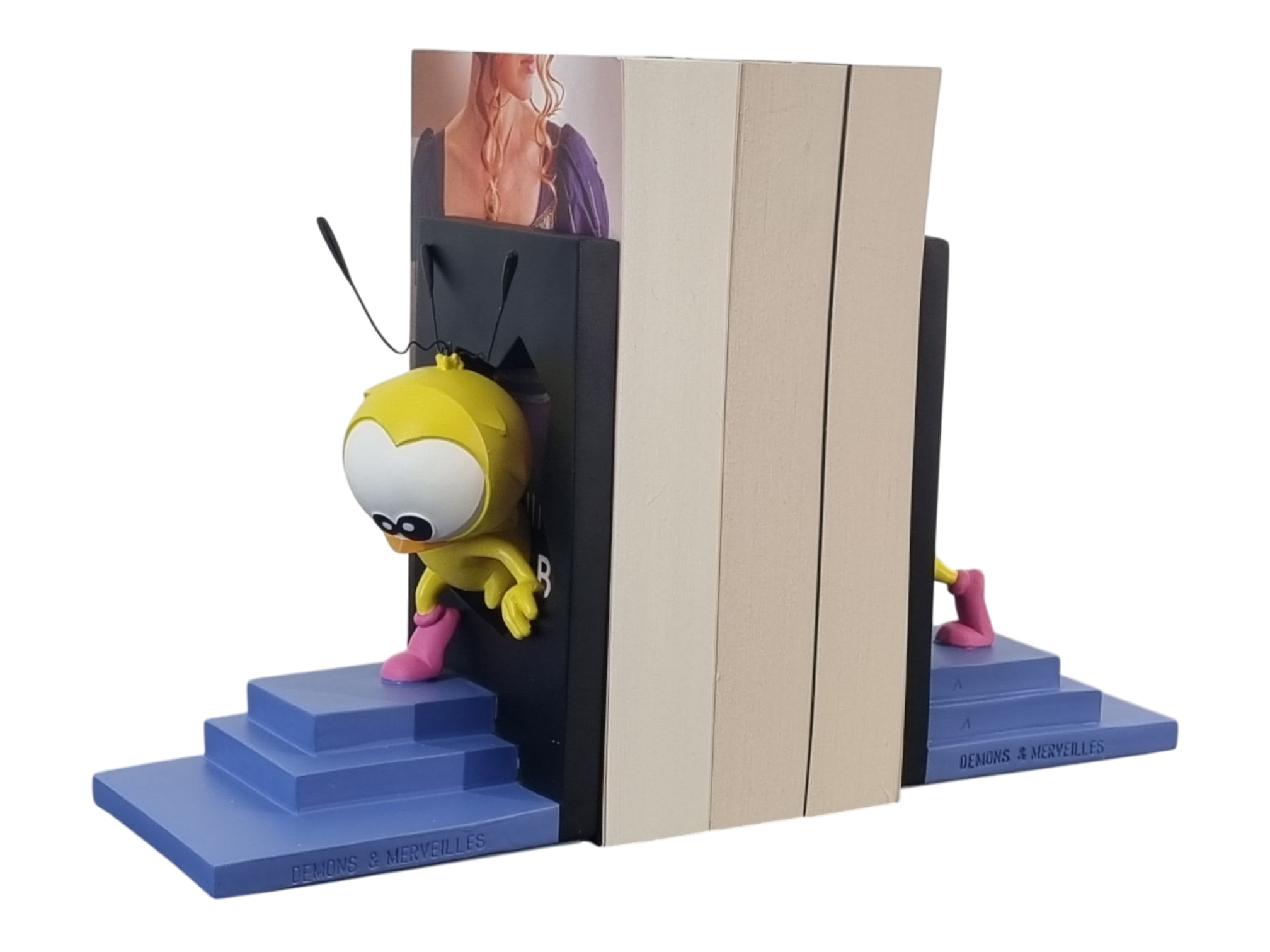 Vintage Le Piaf Bookend set by Demons and Merveilles