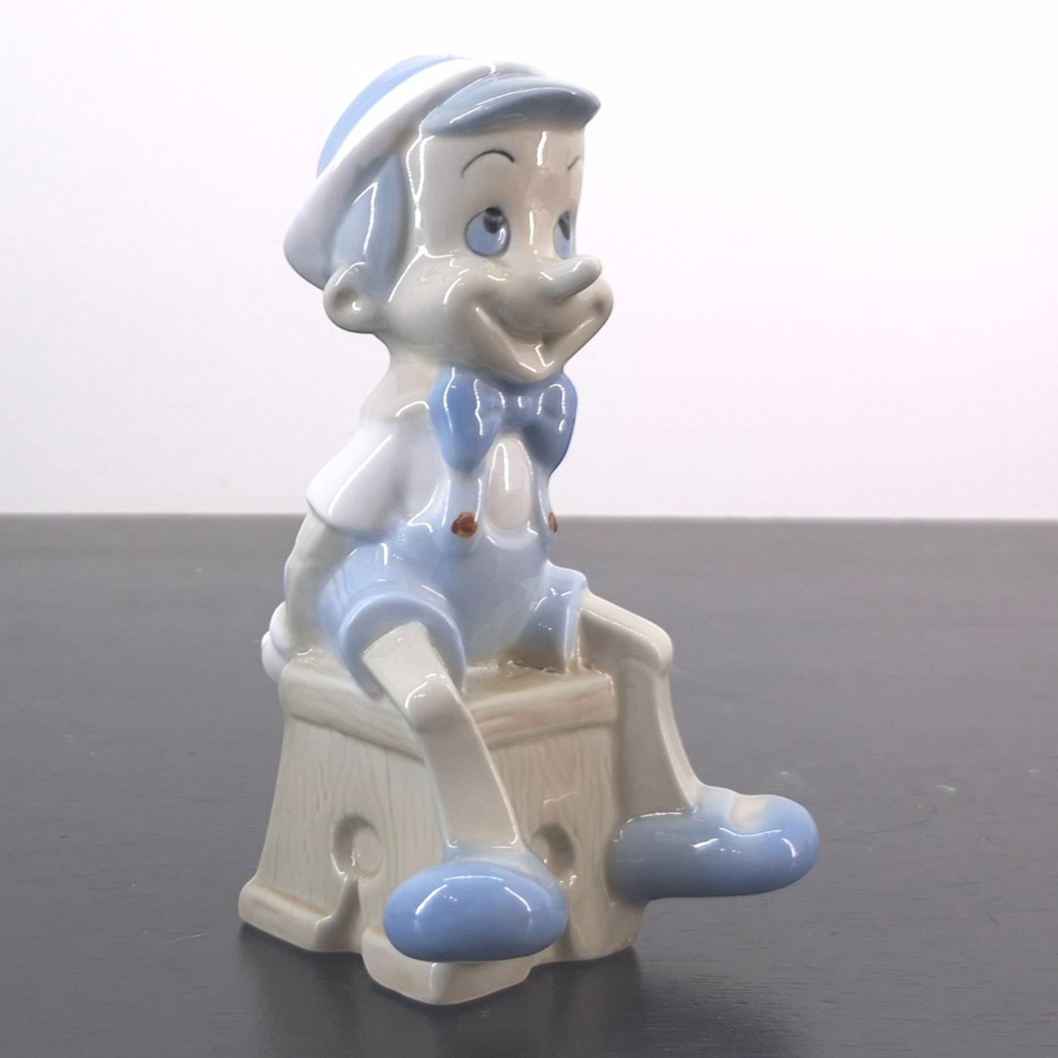 Vintage Pinocchio Figurine _right front - Vintage Pinocchio Figurine _right front