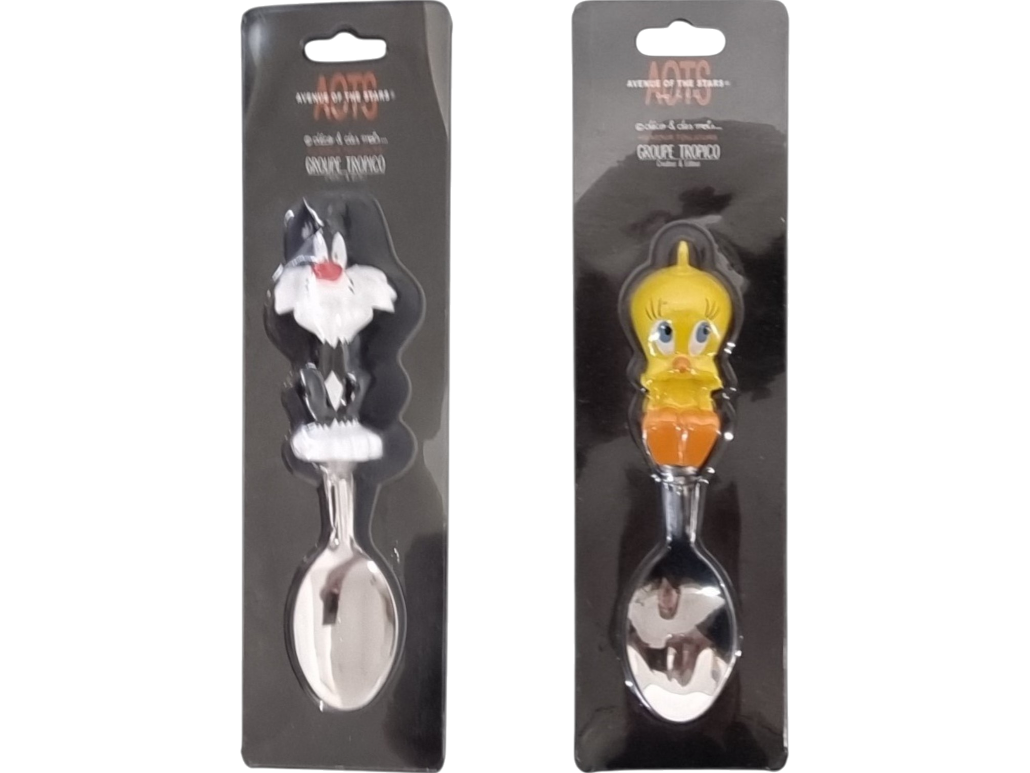 Vintage Tweety and Sylvester spoons