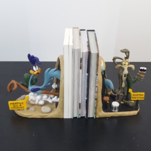 Wile E Coyote and Road Runner bookend set - Peter Mook - Rutten