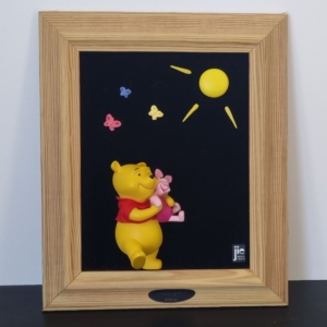 Winnie the Pooh with Piglet by Jie Art