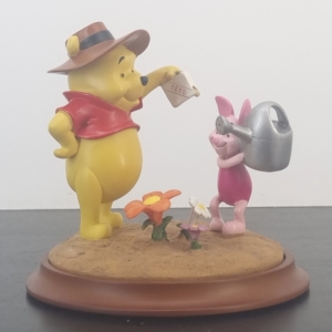 Winnie the Pooh with Piglet statue - Four Seasons - Spring