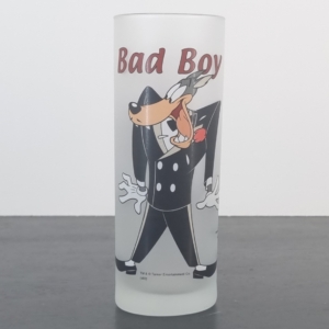 Wolf Tex Avery drinking glass