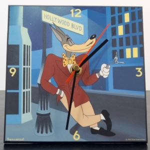 Wooden Wolf Tex Avery Clock - Demons and Merveilles