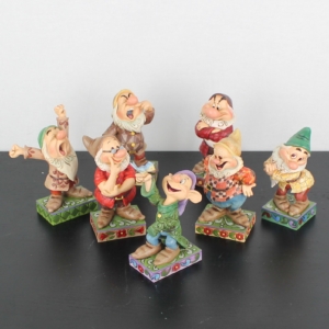 seven dwarfs disney traditions complete set - Jim Shore